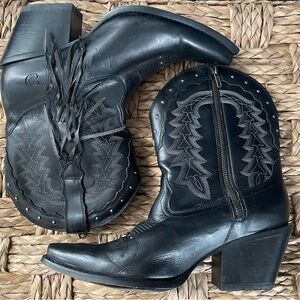 Durango Crush Western Fringe Ankle Boots
